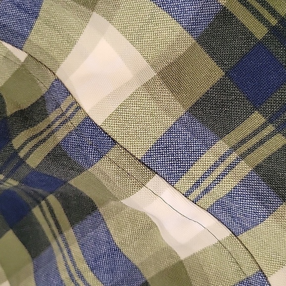 WEWOREWHAT Wrap Top Vintage Plaid Size Medium - Picture 5 of 8